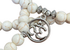 Howlite Ohm Bracelet/Necklace
