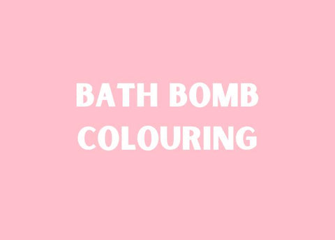 Bath Bomb Colouring