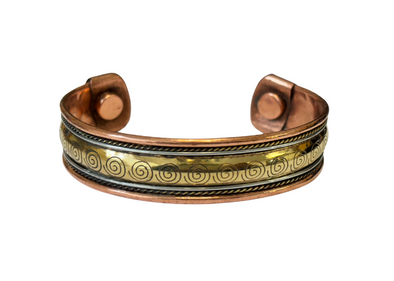 Thick Band Copper Bracelets