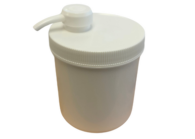 410ml White Pump Containers