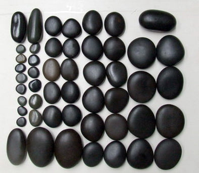 50 Piece Natural Basalt Stone set