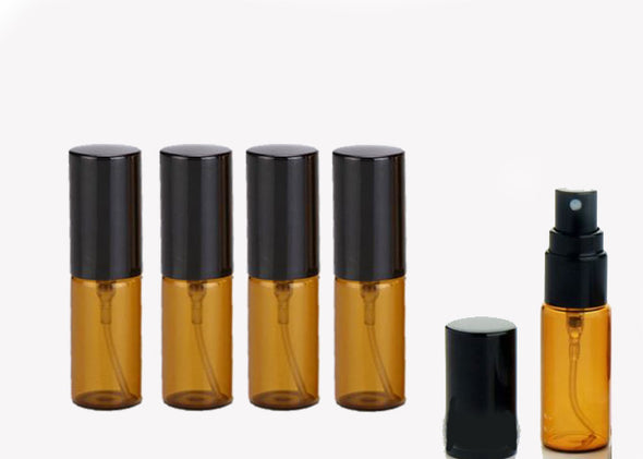 5ml Perfume / Essential Oil / Fragrance Spray Bottle / Amber / refillable