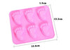 Soap Mold Footprint  x 6 Cavities