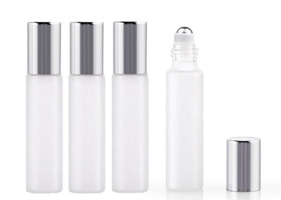 Roll on Bottle 10ml Frosted Glass / refillable
