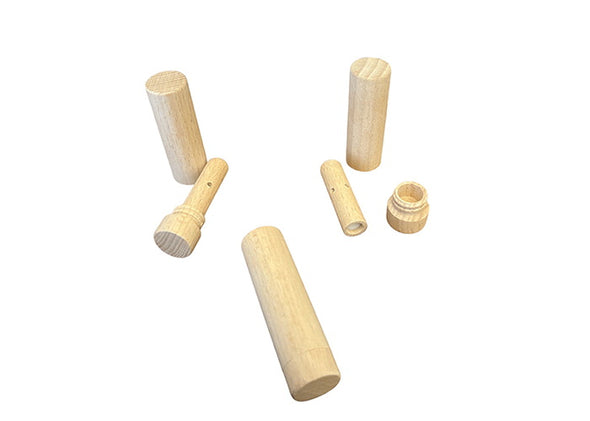 Bamboo Aromatherapy Nasal Inhaler stick with cotton blank