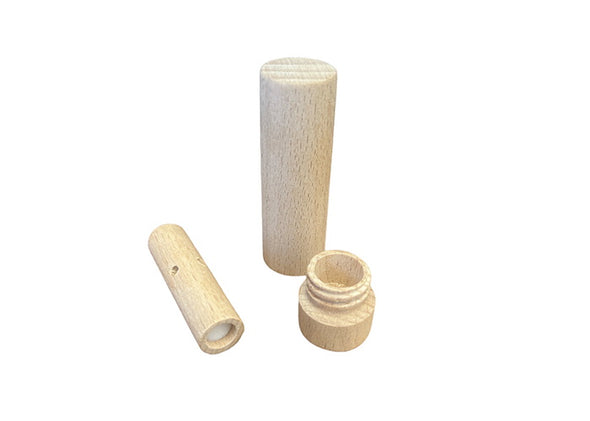 Bamboo Aromatherapy Nasal Inhaler stick with cotton blank