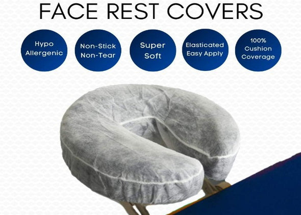 Disposable Fitted Face Cradle covers x 50