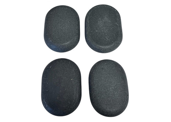 4 x Medium Basalt Massage Stones