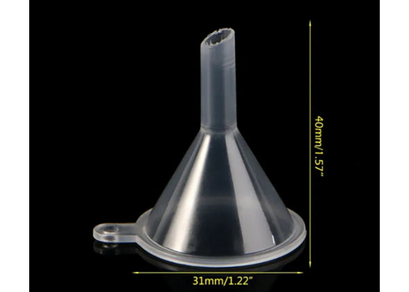 Small Plastic Funnel x10